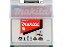 Набор насадок для мультитула MAKITA 199542-0 (TMA045, TMA047, TMA053, TMA058, B-665115, Шлифовальная бумага №80, №100, №120)