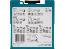 Набор насадок для мультитула MAKITA 199542-0 (TMA045, TMA047, TMA053, TMA058, B-665115, Шлифовальная бумага №80, №100, №120)