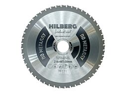 Диск пильный 216 Industrial Металл 216*48Т*30 mm, MAX RPM 2700 Hilberg HF216