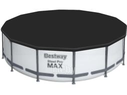 Каркасный бассейн Bestway Steel Pro Max 56950 (427x107см, с фильтр-насосом, лестницей и тентом)