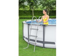 Каркасный бассейн Bestway Steel Pro Max 56950 (427x107см, с фильтр-насосом, лестницей и тентом)