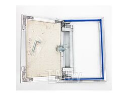 Люк ревизионный D Ceramo Optimum 600х600 скрыт.монтаж петля алюминий EVECS D6060 Ceramo Optimum