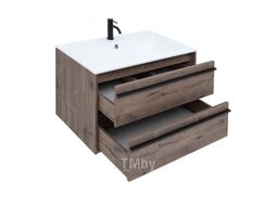 Тумба с умывальником Aquanet Lino 80 / 271948