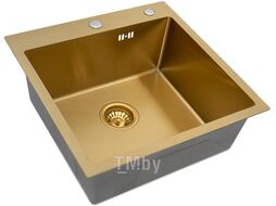 Мойка кухонная Arfeka Eco AR PVD Nano 50x50 (золото)