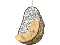 Кресло подвесное BiGarden Easy Brown BS (без стойки, бежевая подушка)