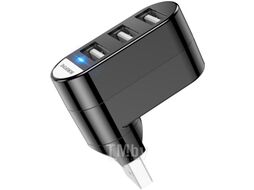USB-хаб Borofone DH3 (черный)