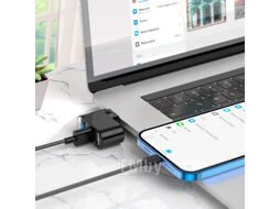 USB-хаб Borofone DH3 (черный)