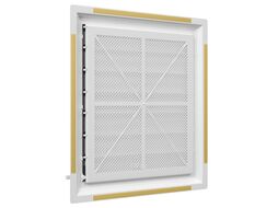 Решетка вентиляционная AIRVENT регулируемая жалюзи 349х399 пластик ERA 3540AVp