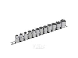 Набор головок 12пр. 1/2" 6гр.(10-19,22,24мм), на планке Rock FORCE RF-4121-5