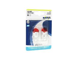 Комплект светодиодных ламп блистер 2шт LED 12V W21/5W 1,7W W3x16q красный свет NARVA 18106