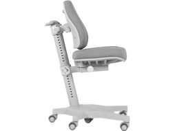 Парта+стул Anatomica Uniqa Armata с надстройкой и подставкой для книг (белый/серый/серый)