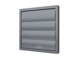 Выход стенной КФ фланец D315 жалюзи 360x360 ASA Gray ERA STREETLINE 3636К31,5Ф сер