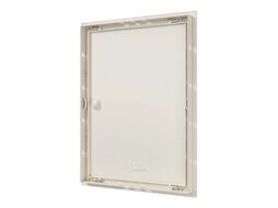 Люк ревизионный ЛР фланец 296х396 ручка 318х418 пластик Ivory EVECS Л3040Р Ivory