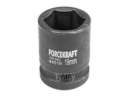 Головка ударная 19мм (6гр.), 1/2" FORCEKRAFT FK-44519