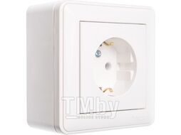 Коробка подъемная для наружного монтажа с рамкой 1-местная, БЕЛЫЙ (MS) W59 Schneider Electric KP-152-18