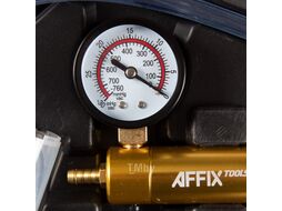 Вакуумметр, от -1 до 0 бар, комплект адаптеров, кейс, 15 предметов AFFIX AF12030015C