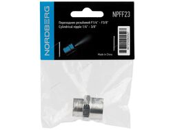 Переходник резьбовой F1/4" - F3/8" NORDBERG NPFF23