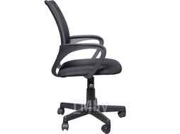 Кресло Kingstyle 695 LT Black / PMK 001.224 (пиастра, крестовина пластик) (ткань-сетка, ткань TW, черный / черный)