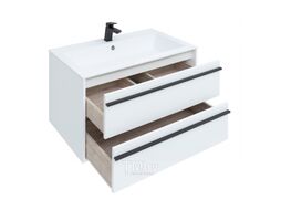 Тумба с умывальником Aquanet Lino 90 / 271949