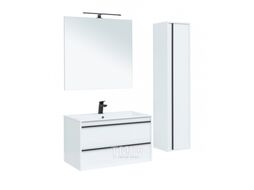 Тумба с умывальником Aquanet Lino 90 / 271949