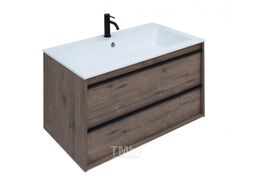 Тумба с умывальником Aquanet Lino 90 / 271950