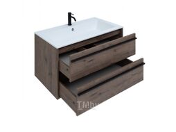 Тумба с умывальником Aquanet Lino 90 / 271950