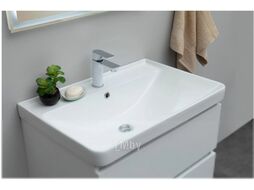 Тумба с умывальником Aquanet Вега 70 / 308335 (белый глянец)