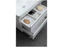 Тумба с умывальником Aquanet Вега 70 / 308335 (белый глянец)
