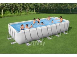 Каркасный бассейн Bestway Power Steel 5612B (640x274x132см, с фильтр-насосом, лестницей и тентом)