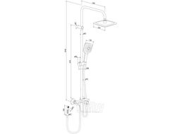 Душевая система Damixa DX220920300