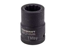 Головка ударная 21мм 3/4" 12гр. FORCEKRAFT FK-46821