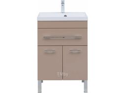 Тумба с умывальником Aquanet Верона 58 / 308386 (капучино)