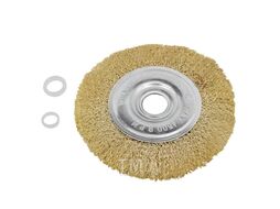 Кордщетка дисковая латунная для УШМ 150мм, в блистере FORSAGE BWF006