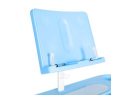 Парта+стул Anatomica Avgusta Comfort с ящиком и подставкой (белый/голубой)