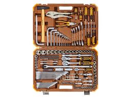 Набор инструментов 142 пр. 1/4'' 3/8'' 1/2'' (6-гр.) (4-32мм) FORSTIME FT-41421-5