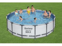 Каркасный бассейн Bestway Steel Pro MAX 5612Z (488x122, с фильтр-насосом и лестницей)
