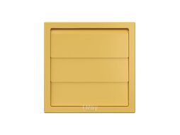 Выход стенной КФ фланец D150/160 жалюзи 190х190 ASA Beige ERA STREETLINE 1919К15.16Ф беж
