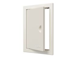 Люк ревизионный ЛР фланец 98х148 ручка 122х172 пластик Ivory EVECS Л1015Р Ivory