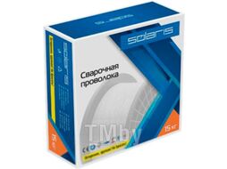 Проволока сварочная омедненная ER 70S-6 ф0,8мм (катушка BS300 15 кг) SOLARIS (аналог СВ08Г2С)
