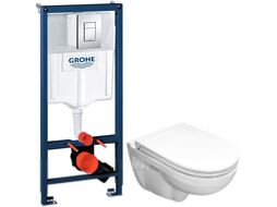 Унитаз подвесной с инсталляцией Sanita Luxe Best SL DM BSTSLWH0104 + 38772001