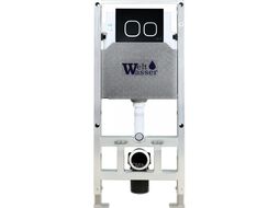 Унитаз подвесной с инсталляцией WeltWasser Amberg 506 ST+Gelbach 004 MT-BL+ Amberg RD-BL