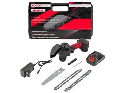 Пила цепная аккумуляторная (1 аккумулятор Li-ion 20V, 2.0Ah) FORCEKRAFT FK-WT03156
