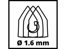 Виброшлифмашина аккумуляторная EINHELL TE-OS 18/150 Li Solo 4460708