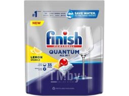 Таблетки для посудомоечных машин Finish PowerBall Quantum AIO Лимон (35шт)