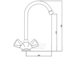 Смеситель Gross Aqua Astra 3740045C-B01