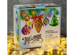 Светодиодная бахрома Luazon Decor Елки 2361711 (теплый белый)