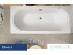 Ванна акриловая VagnerPlast Briana 170x75 / VPBA170BRI2X-04 (с каркасом и экраном)