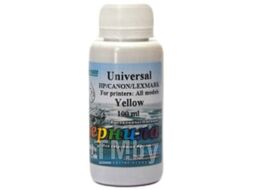 Контейнер с чернилами White Ink Universal HP/Canon/Lexmark Yellow (100мл)