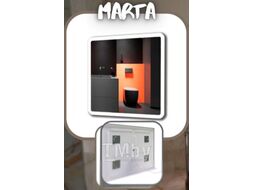 Зеркало Пекам Marta 60x80 / marta-60x80s (с подсветкой и сенсором на прикосновение)