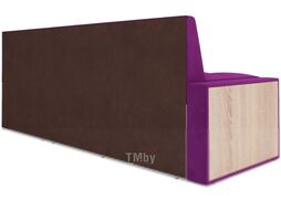 Уголок кухонный мягкий Mebel-Ars Таллин правый 190x83x120 (фиолетовый)